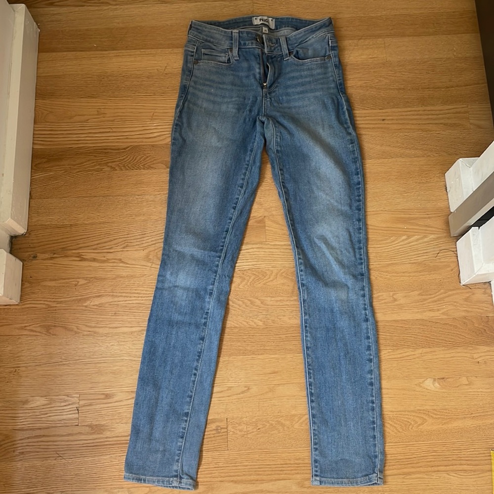 Paige Denim, Skinny Jeans, Light Wash, Size 25